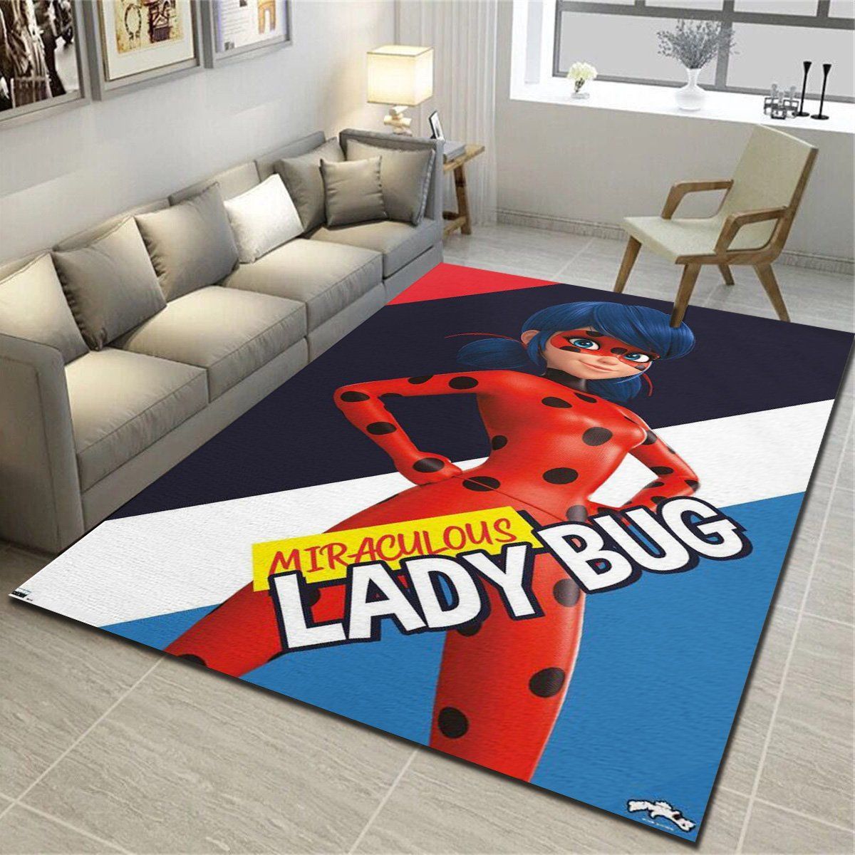 Miraculous Ladybug Area Rugs, Living Room Bedroom Carpet