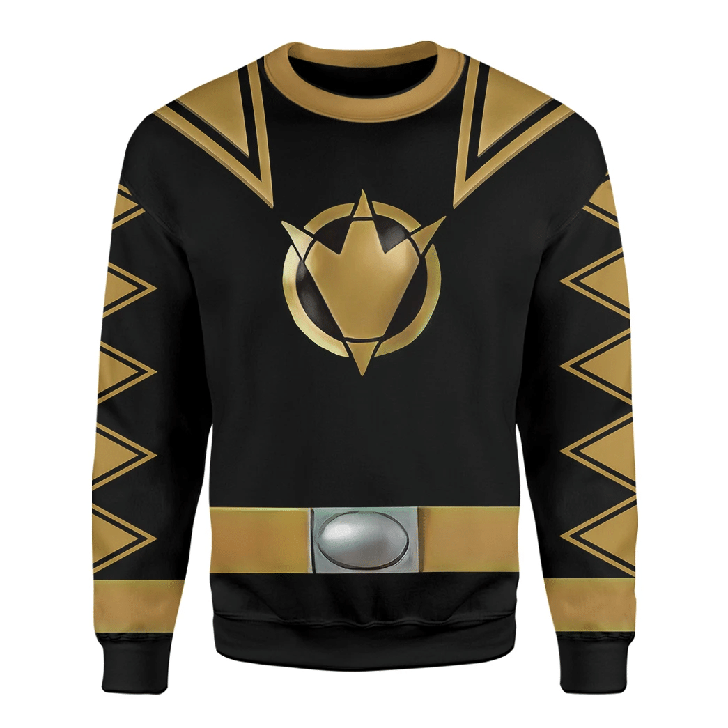 Alohazing 3D Dino Thunder Black Power Rangers Custom Sweatshirt