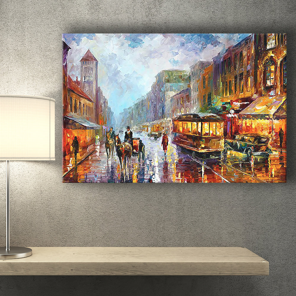 1925’S Los Angeles Canvas Print – Canvas Painting, Canvas Art, Wall Art, Wall Decor