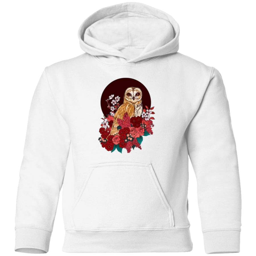 AGR Owl Floral Eclipse Toddler Pullover Hoodie