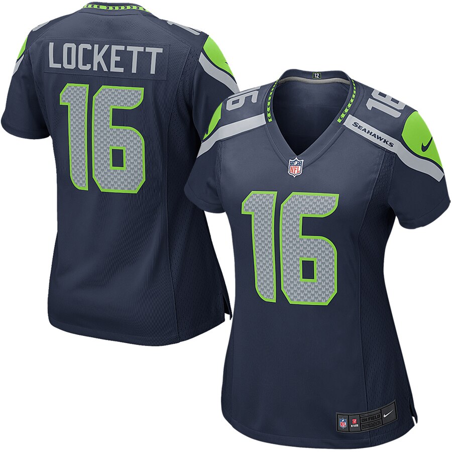 Tyler Lockett Seattle Seahawks Nike Womens Game Jersey – College Navy