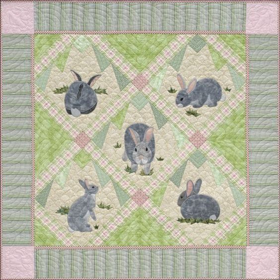 Rabbit Clm050729 Quilt Blanket