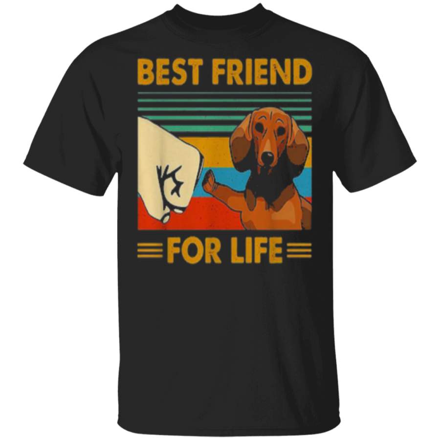 Dachshund best friend for life vintage Trending T-Shirt