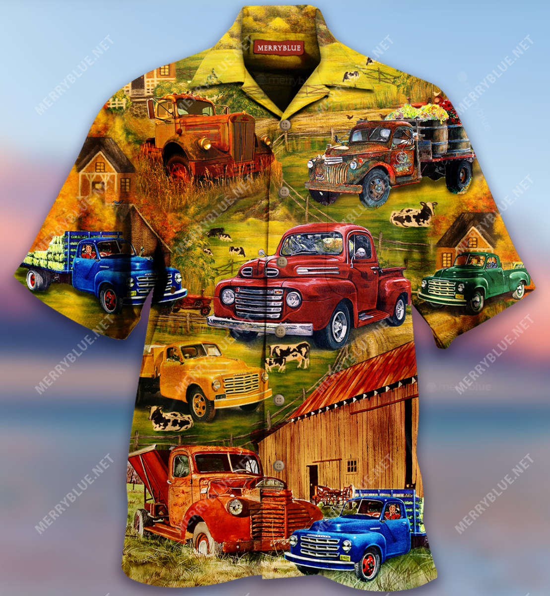 Take Me On A Road Trip Pickup Truck Unisex Hawaii Shirt Ha54670