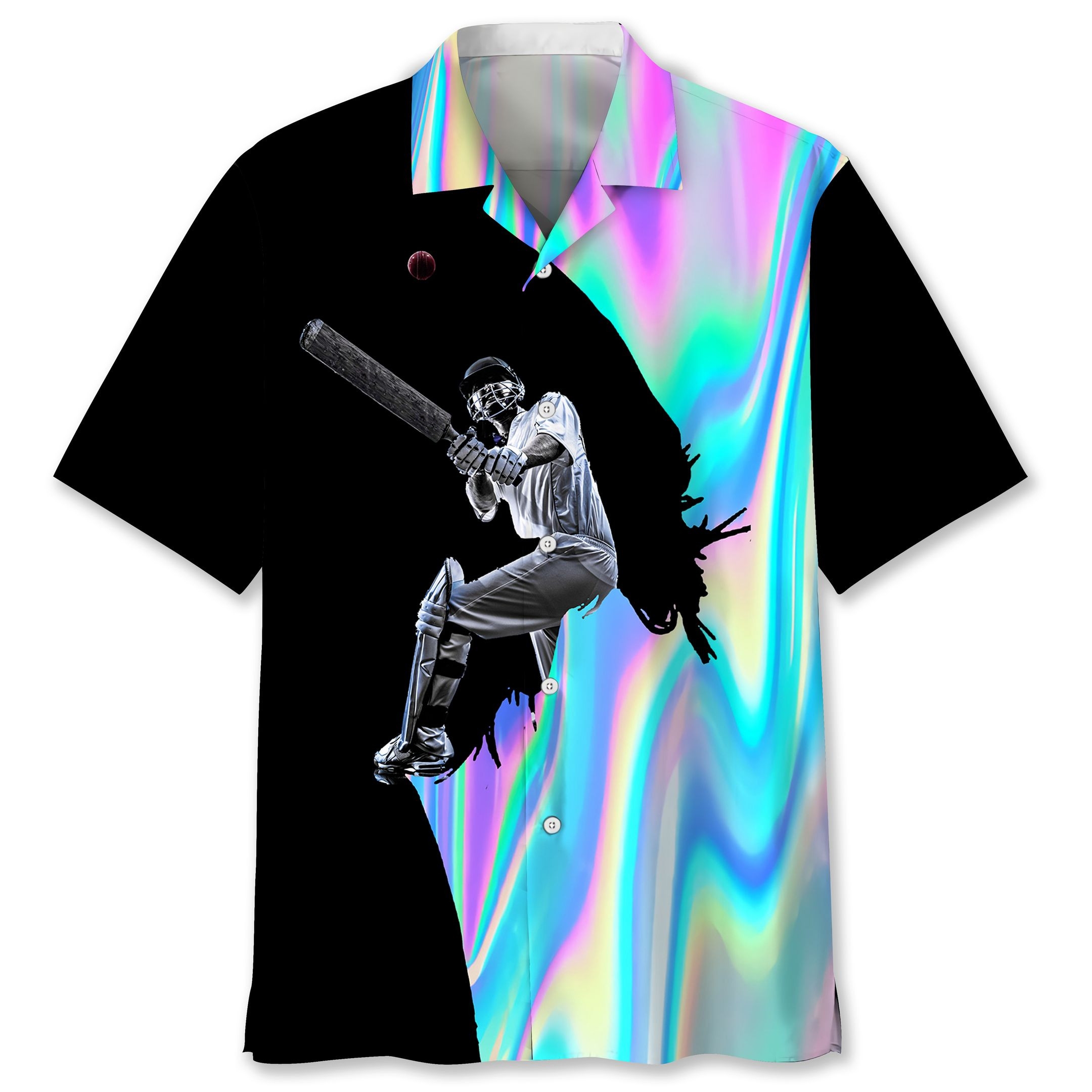 Cricket Liquid Metal Hawaiian Shirt Ha15111