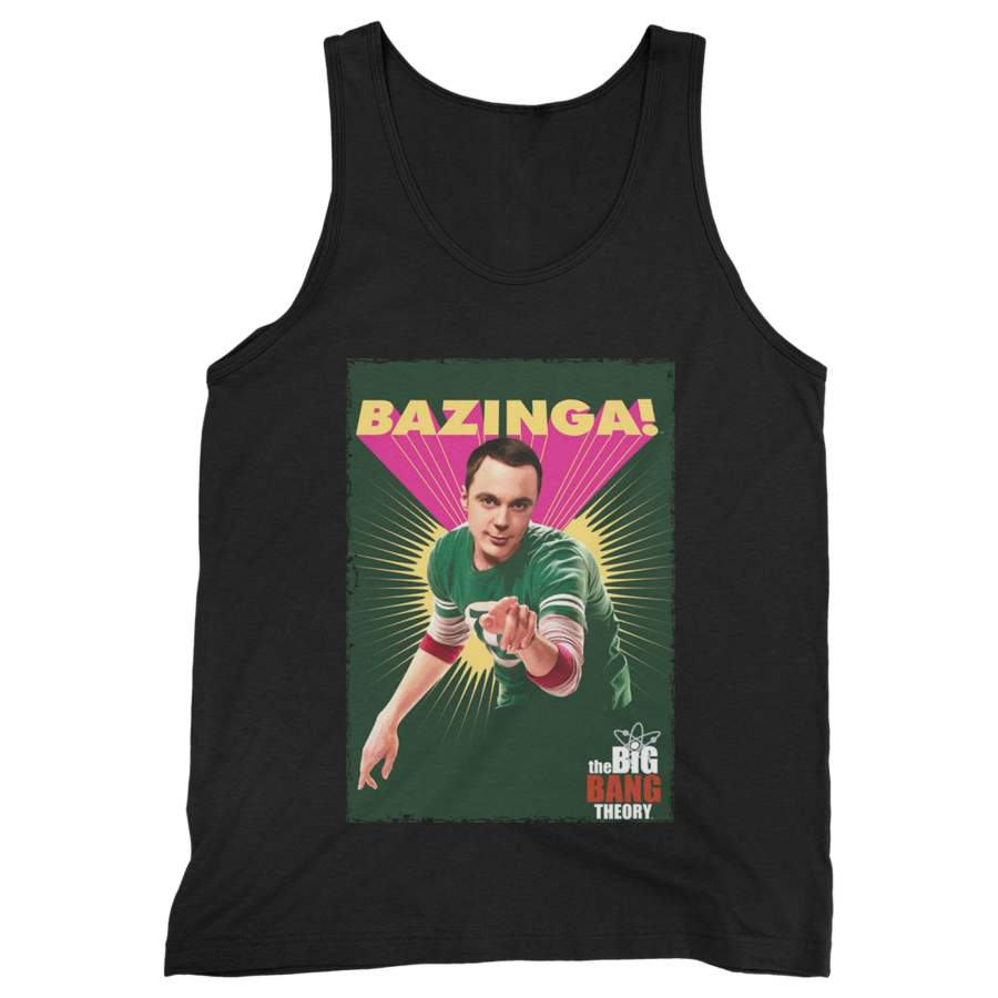 Bazinga The Big Bang Poster Man’s Tank Top