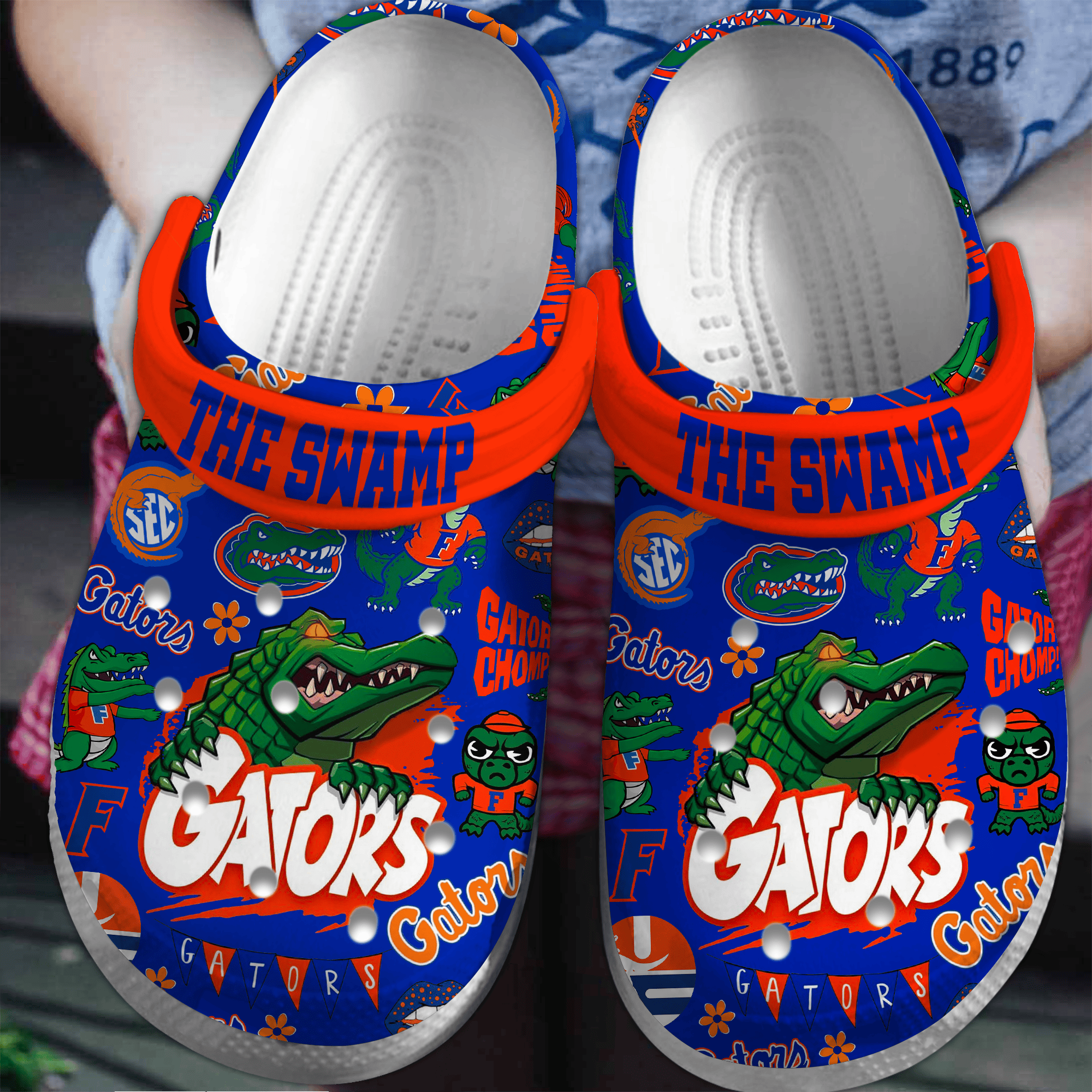 Florida Gators NCAA Sport Crocss Crocband Clogs Shoes Comfortable For Men Women and Kids