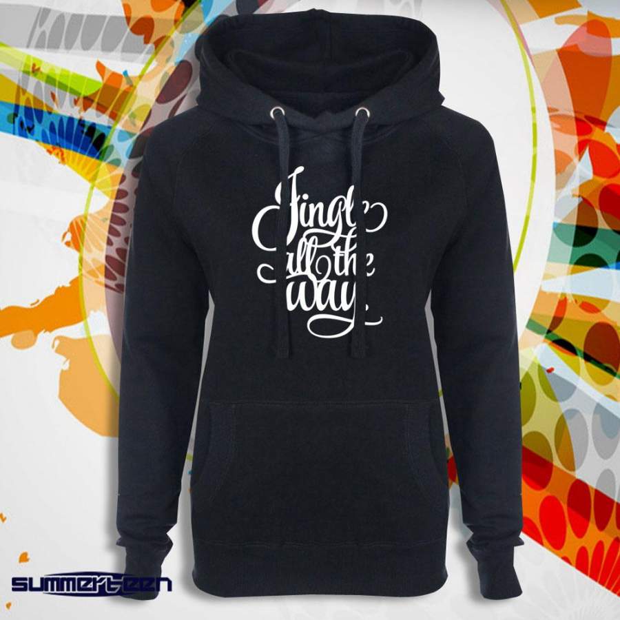 Jingle All The Way Holiday Christmas Women’S Hoodie