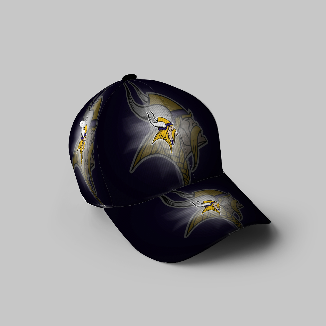 Minnesota Vikings Emblem V3 3D Printing Baseball Cap Classic Hat