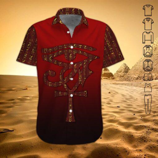 Ancient Egypt Symbol Hawaii Shirt For Men Women Ha54202