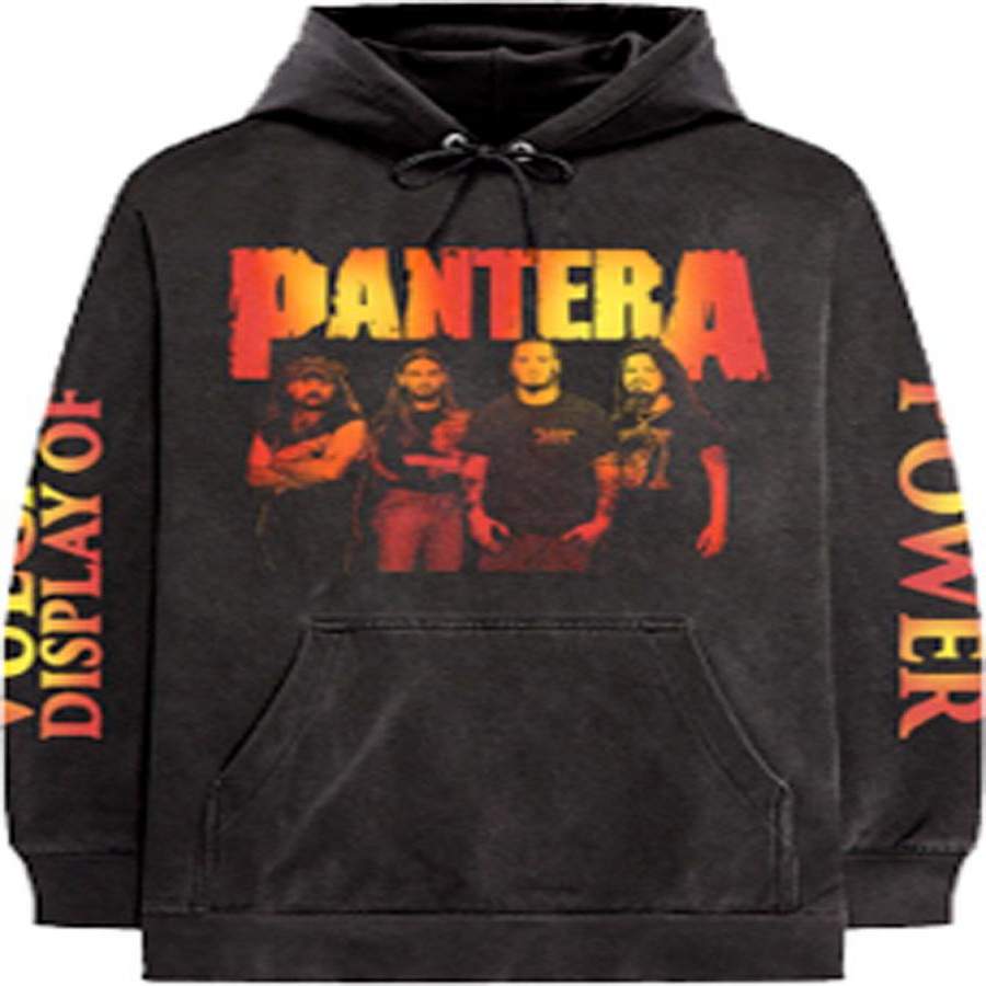 Pantera – Display Of Power – Black  Hooded Sweatshirt