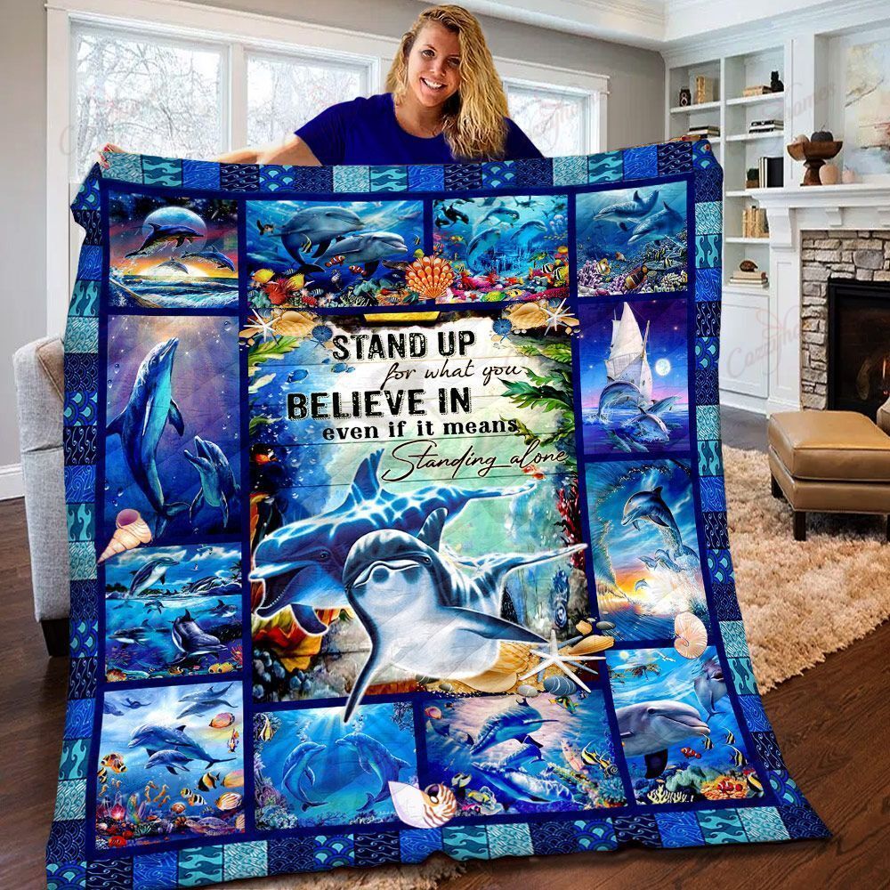 Dolphin Yw0107339Cl Quilt Blanket