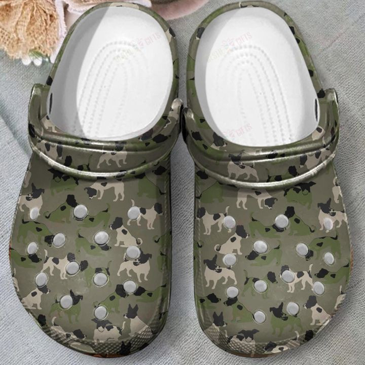 Boxer Dog Camo Crocss Classic Clogs Shoes For Men Women Kids