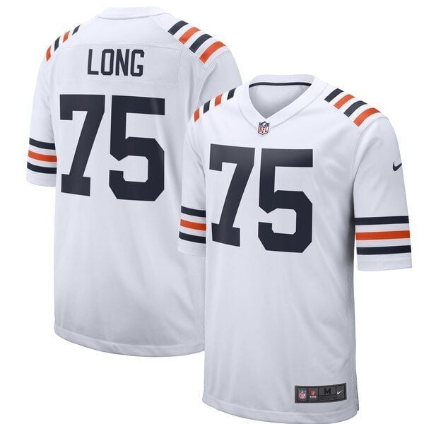 Kyle Long Chicago Bears 2019 Alternate Classic Game Jersey White 2019