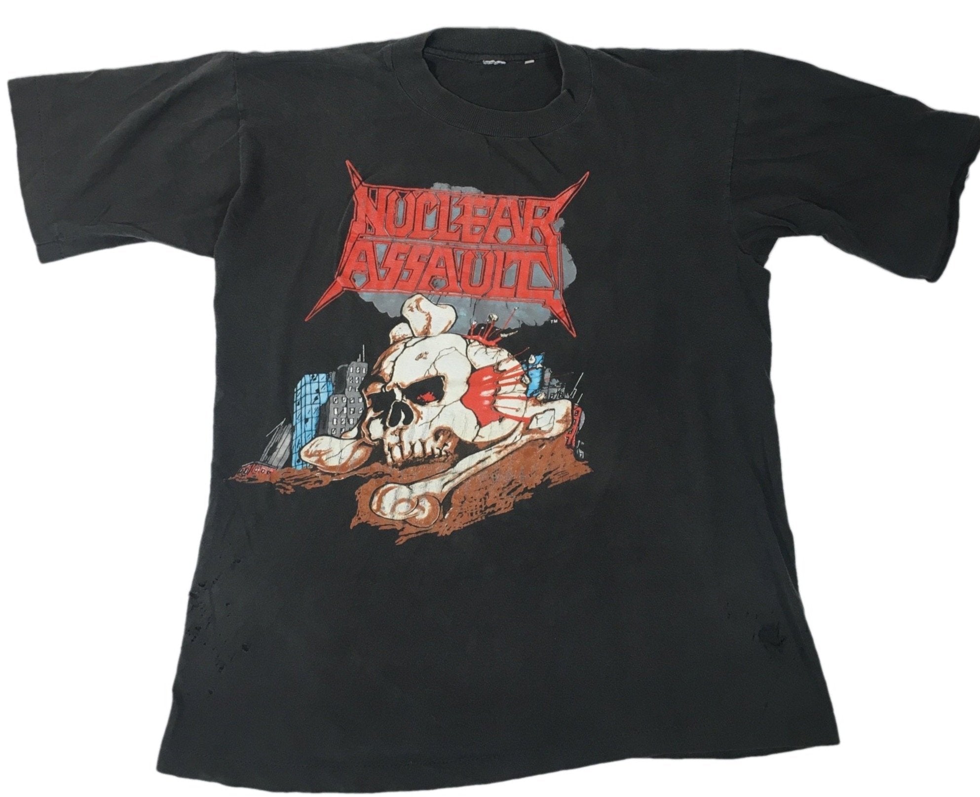 Vintage Nuclear Assault “Road To Hell” T-shirt 1989