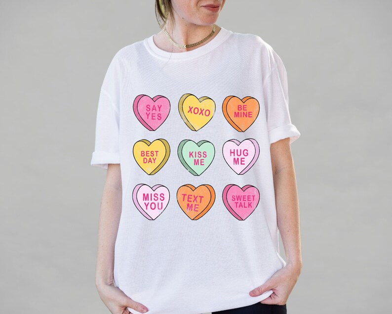 Be Mine Shirt, Conversation Hearts Shirt, XOXO Shirt, Valentines Day Shirt, Couple Shirt, Gift For Her, Gift For Valentine