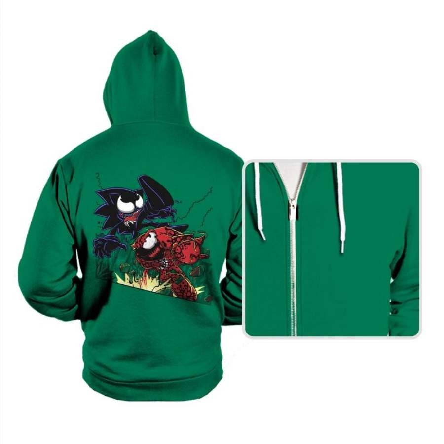 Echidna vs Hedgehog – Hoodies