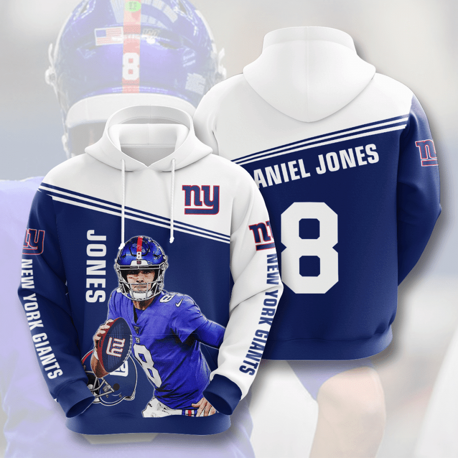 Daniel Jones New York Giants New York Giants 31 Unisex 3D Hoodie Gift For Fans