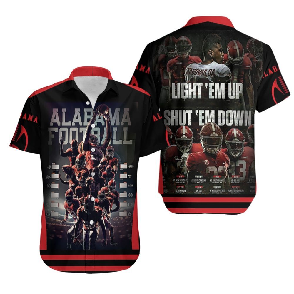 Alabama Crimson Tide Football Team Hawaiian Shirt