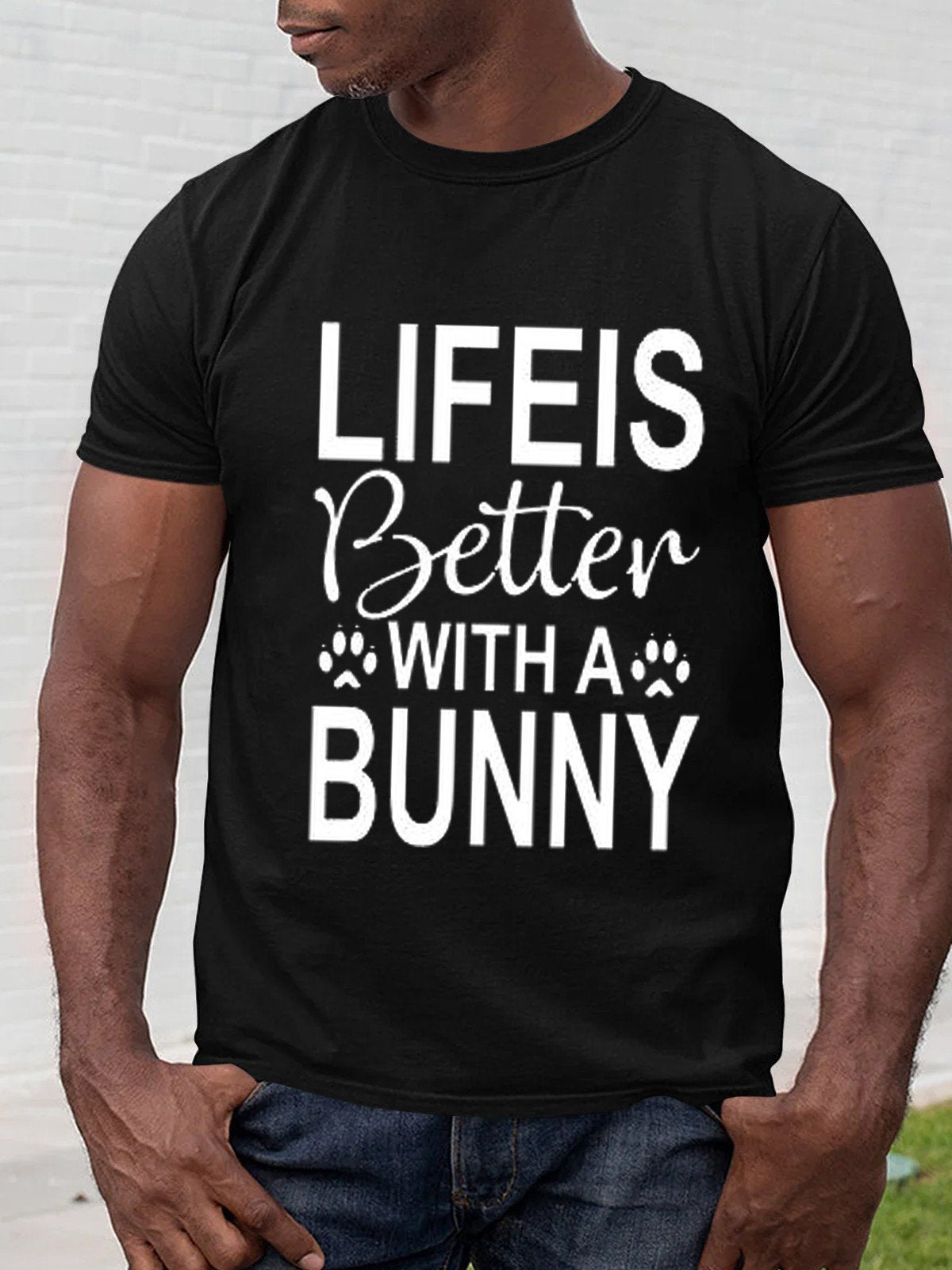 Men’S Life Is Better With A Bunny T-Shirt