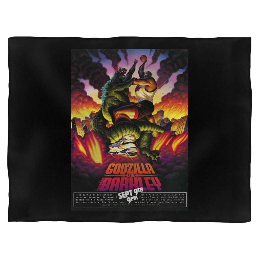 Barkley Vs Kaiju Cb34 Sports Wear Movie Parody Inspired Rare Artwork Blanket