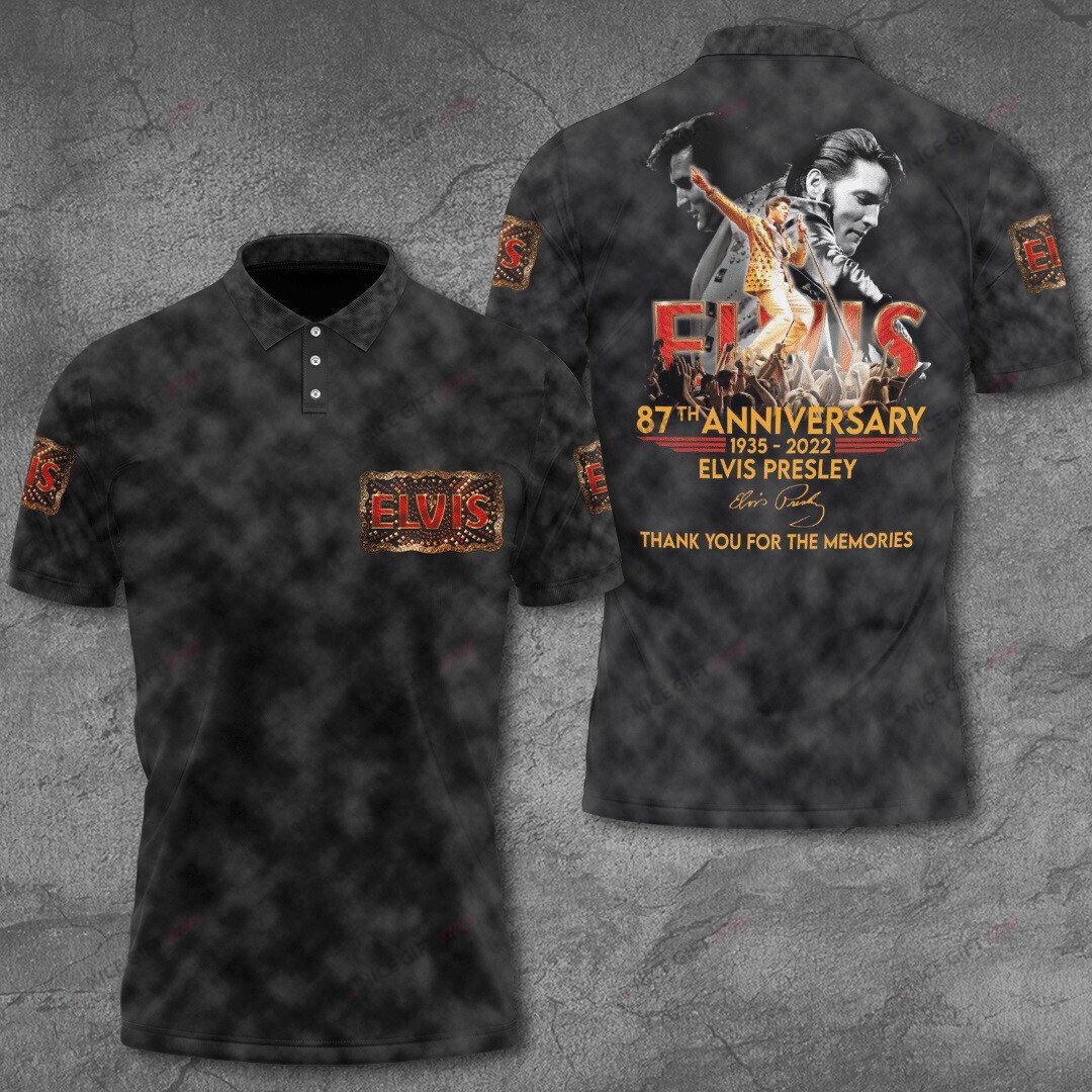 Elvis Presley Polo Shirt 3D 3Ps-M4R2