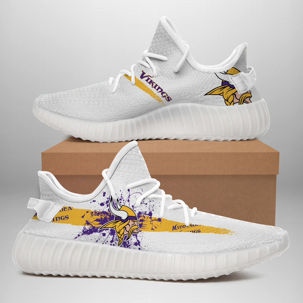 Minnesota Vikings Fashion Casual Sports Running Walking Sneaker Shoes