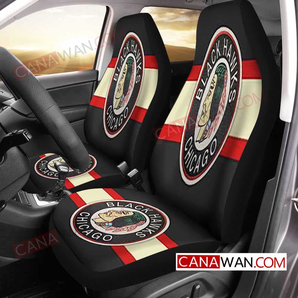 Chicago Blackhawks Style155 3D Customized Personalized Car Seat Cover