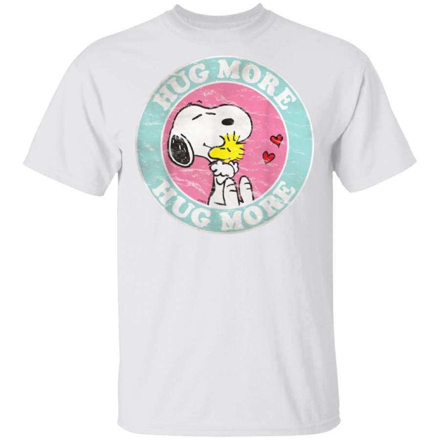 Peanuts Snoopy and Woodstock Hug More T-Shirt