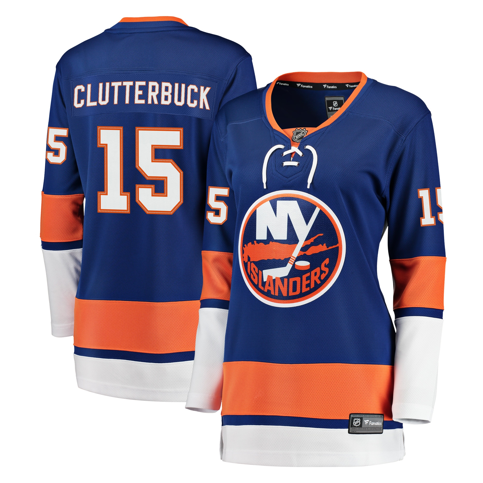 Women's New York Islanders Cal Clutterbuck Royal Breakaway Player Jersey