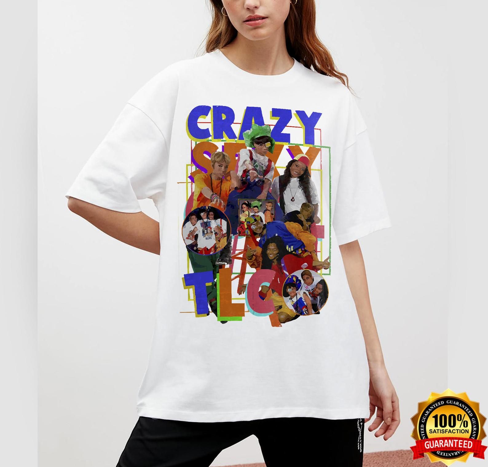 Tlc Shirt Tlc Crazy Sexy T-Shirt Hip Hop Shirt Pop Music Vintage Style Bg276