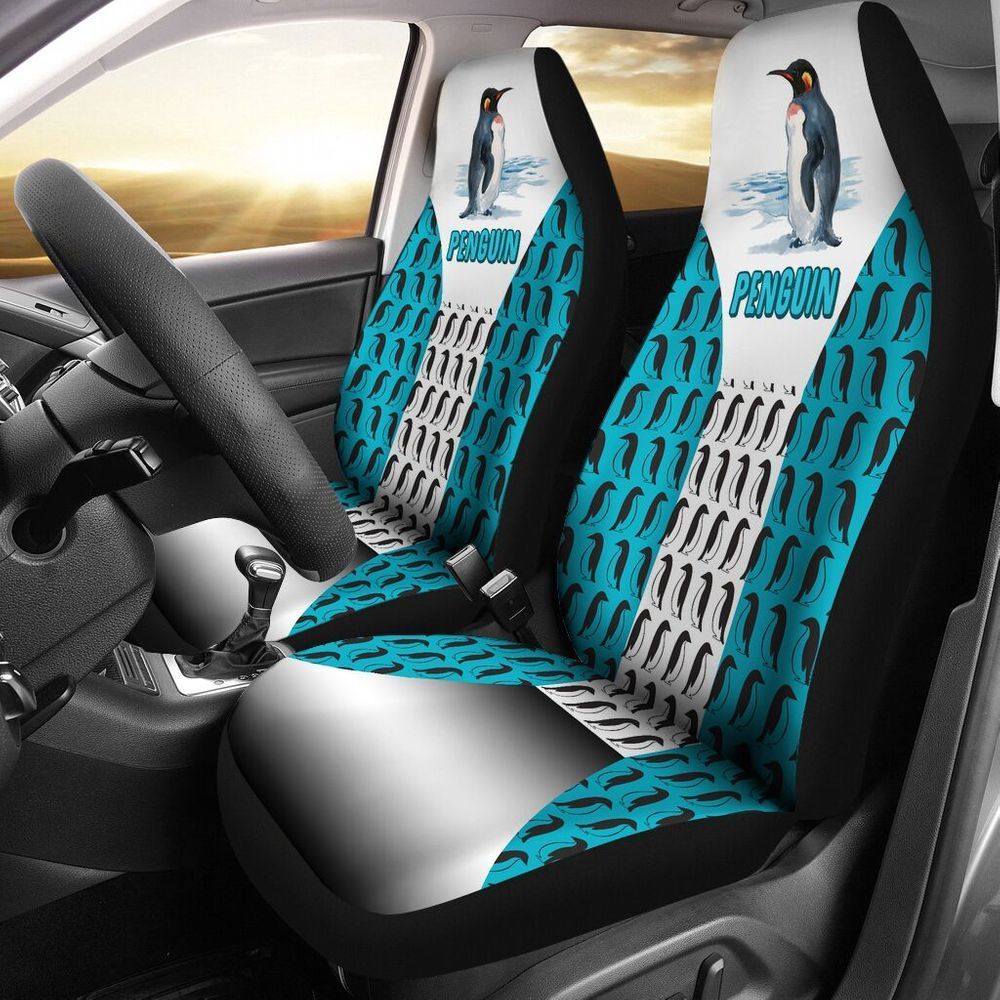 Fun Car Decor Penguin Chibi Seat Covers