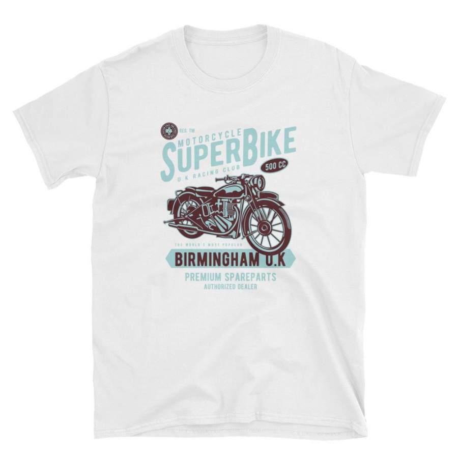 Super Bike Birmingham UK Vintage Poster T-Shirt