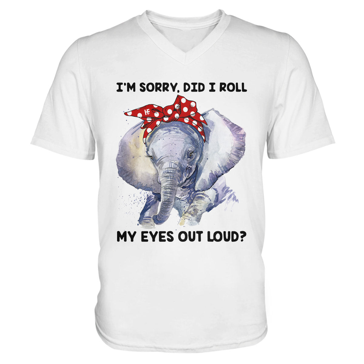 Elephant Lovers Shirt 12 Ez01 1009 Men V-Neck T-Shirt