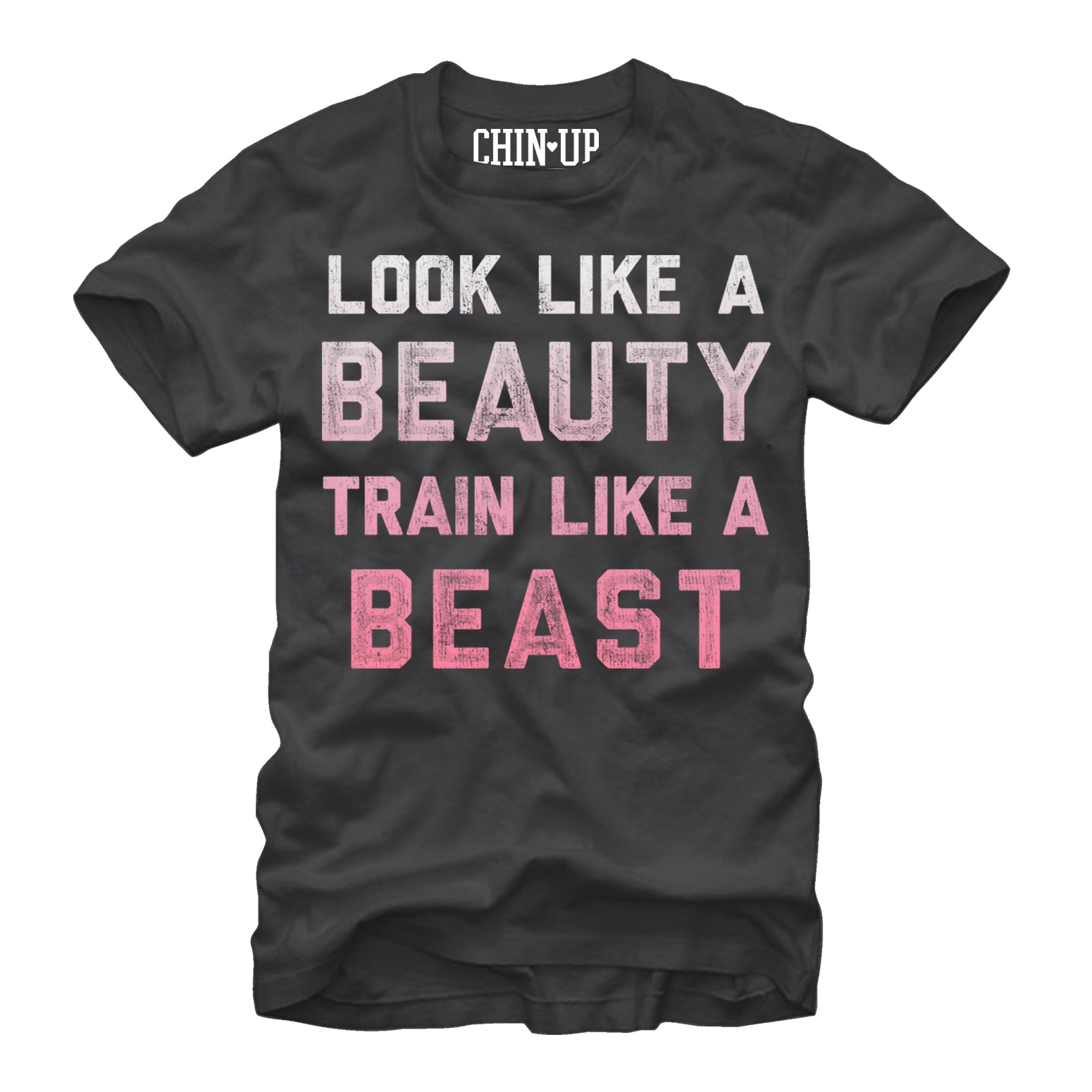 Chin Up Women’S Train Like A Beast  Boyfriend Tee