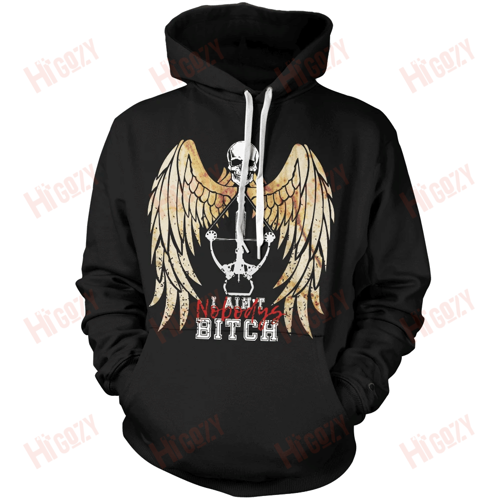 Twd Nobodys Bitch Unisex Pullover Hoodie