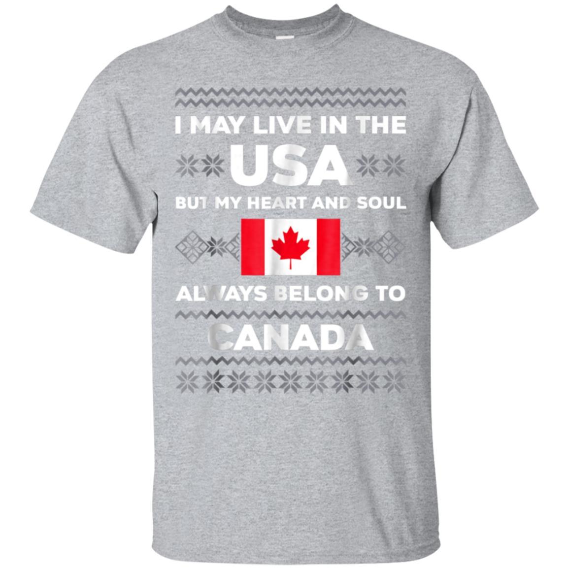 Christmas Canada Flag Quote Ugly Sweater Shirt