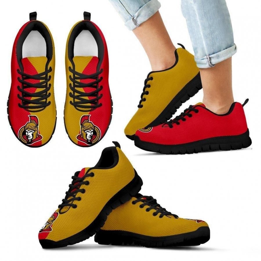 Two Colors Trending Lovely Ottawa Senators Sneakers #812