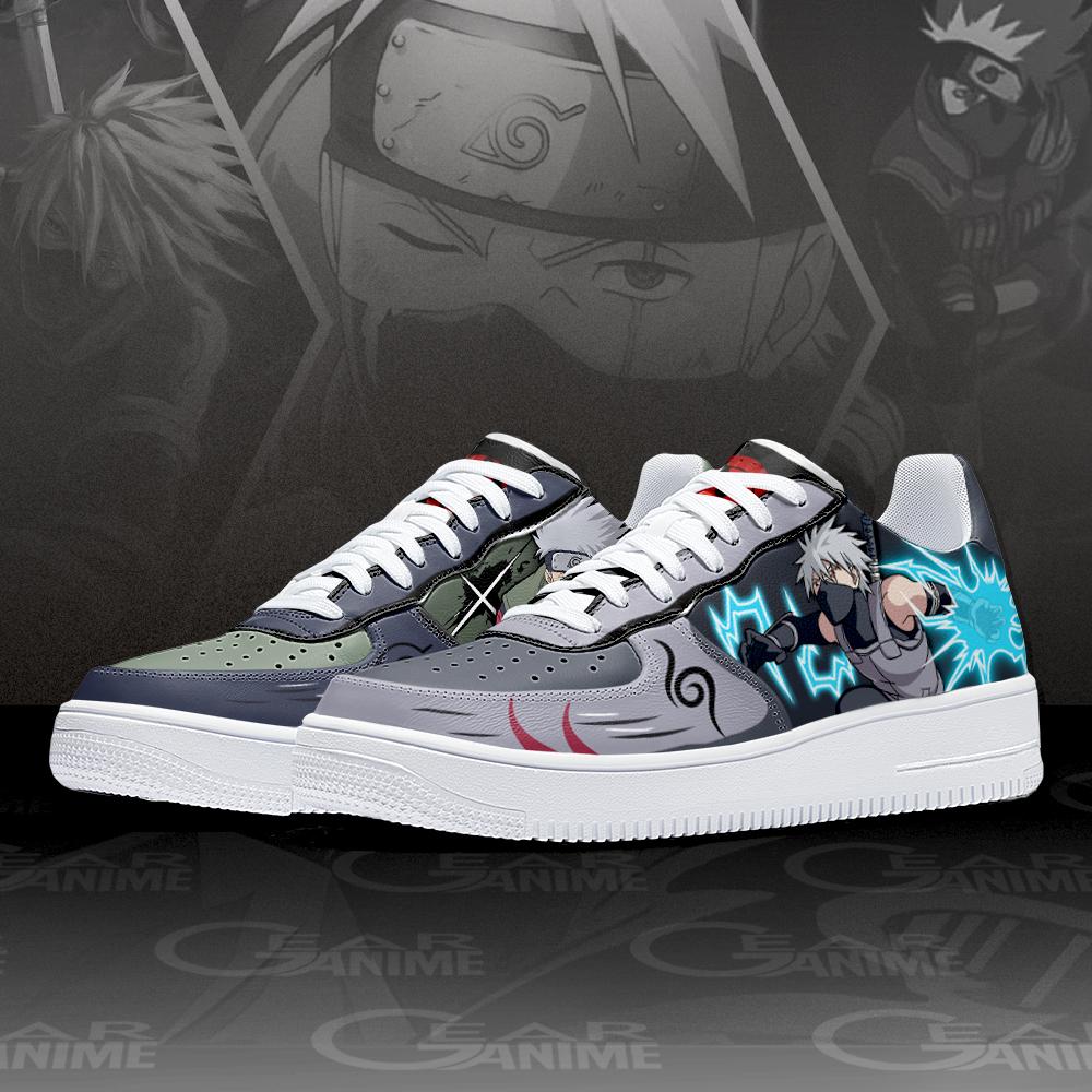Hatake Kakashi Air Sneakers Anbu and Jounin Naruto Custom Anime Shoes ...