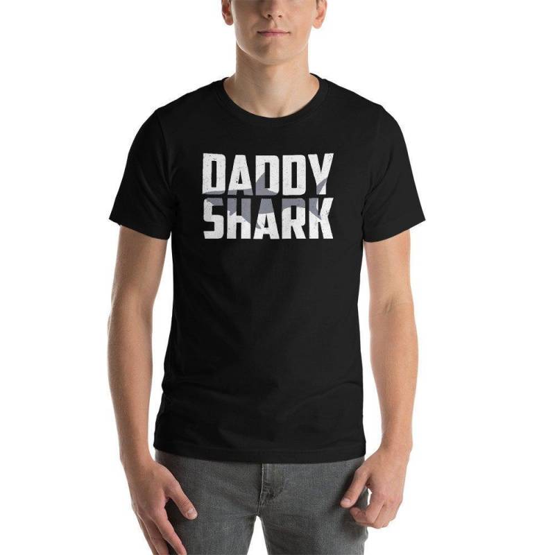 Crushtee Daddy Shark Shirt, Funny Fathers Day Shirt, Dad Shark, Shark Shirt, Matching Birthday Shirt, Gifts for Dad, Shark Week, Shark Family Shirts Long Sleeve Hoodie