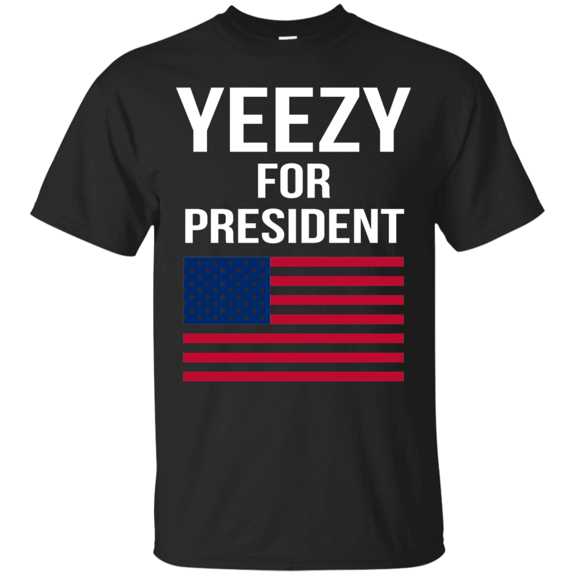 Yeezy For President Print T-shirt