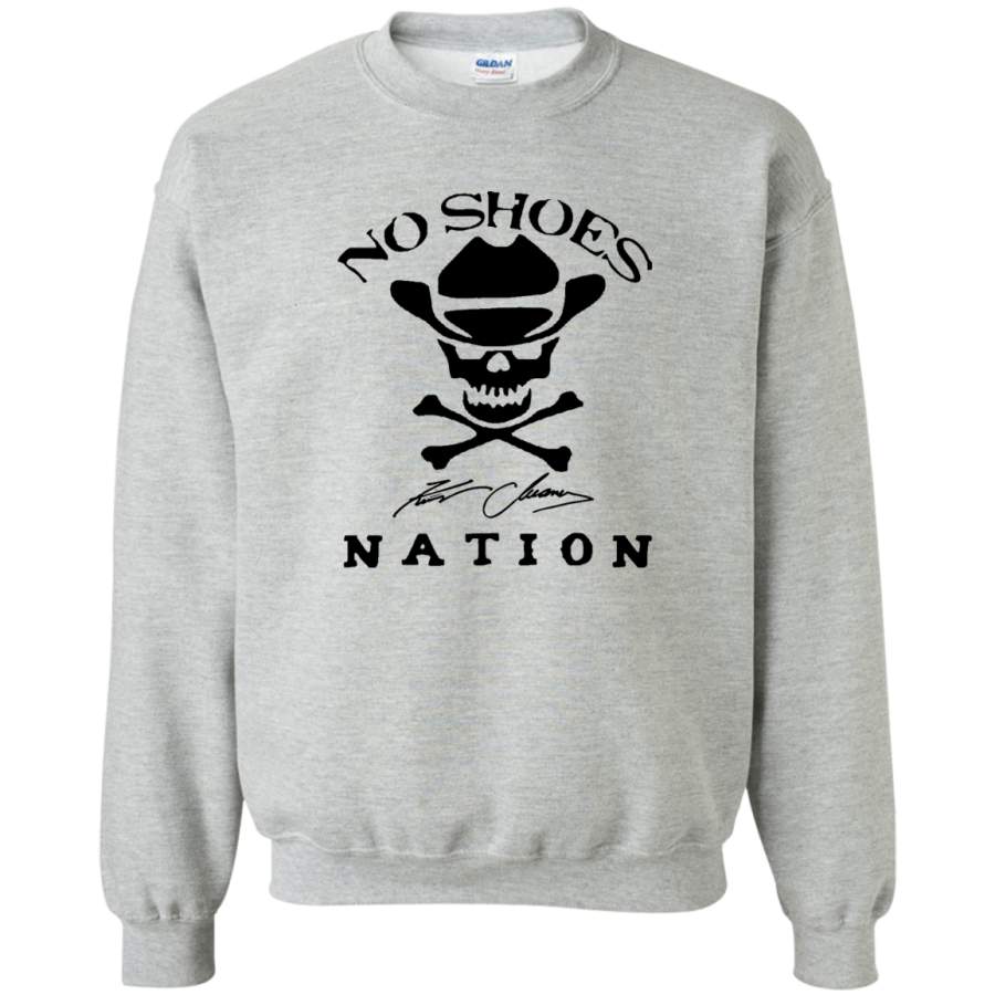 AGR Kenny Chesney No Shoes Nation New Logo Crewneck Pullover Sweatshirt