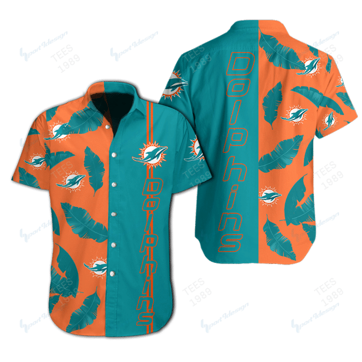 Miami Dolphins Hawaii Shirt & Shorts Bg58