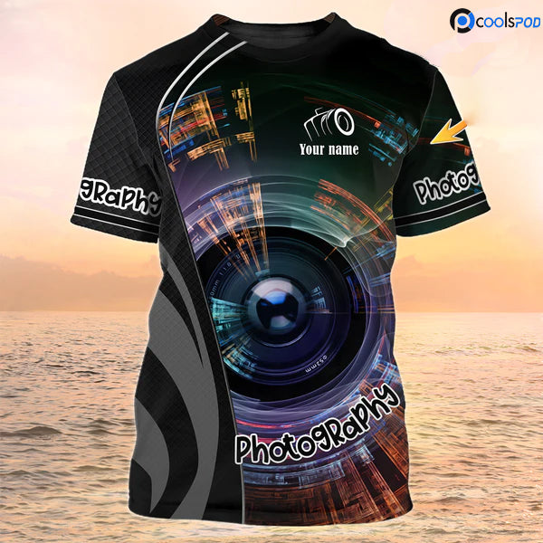 Photography Shirts Camera Shirts Photographer Custom Tshirt Gift For Camera Lover