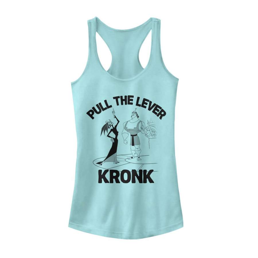 The Emperor’s New Groove Junior’s Kronk Pull Lever  Racerback Tank Cancun