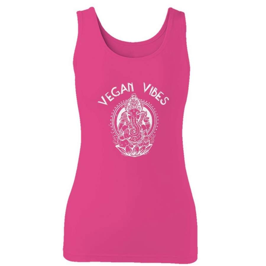 Vegan Vibes Vegan Plant Eater Animal Rights Woman’s Tank Top