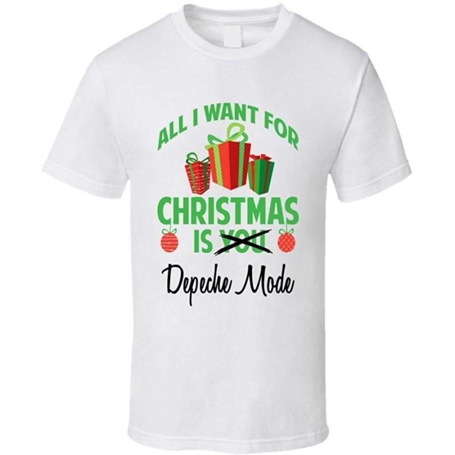 All I Want For Christmas Is You Depeche Mode Funny Xmas Gift Men T Shirt