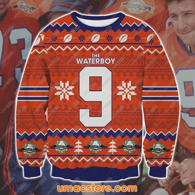 Waterboy 3D Print Ugly Christmas Sweatshirt