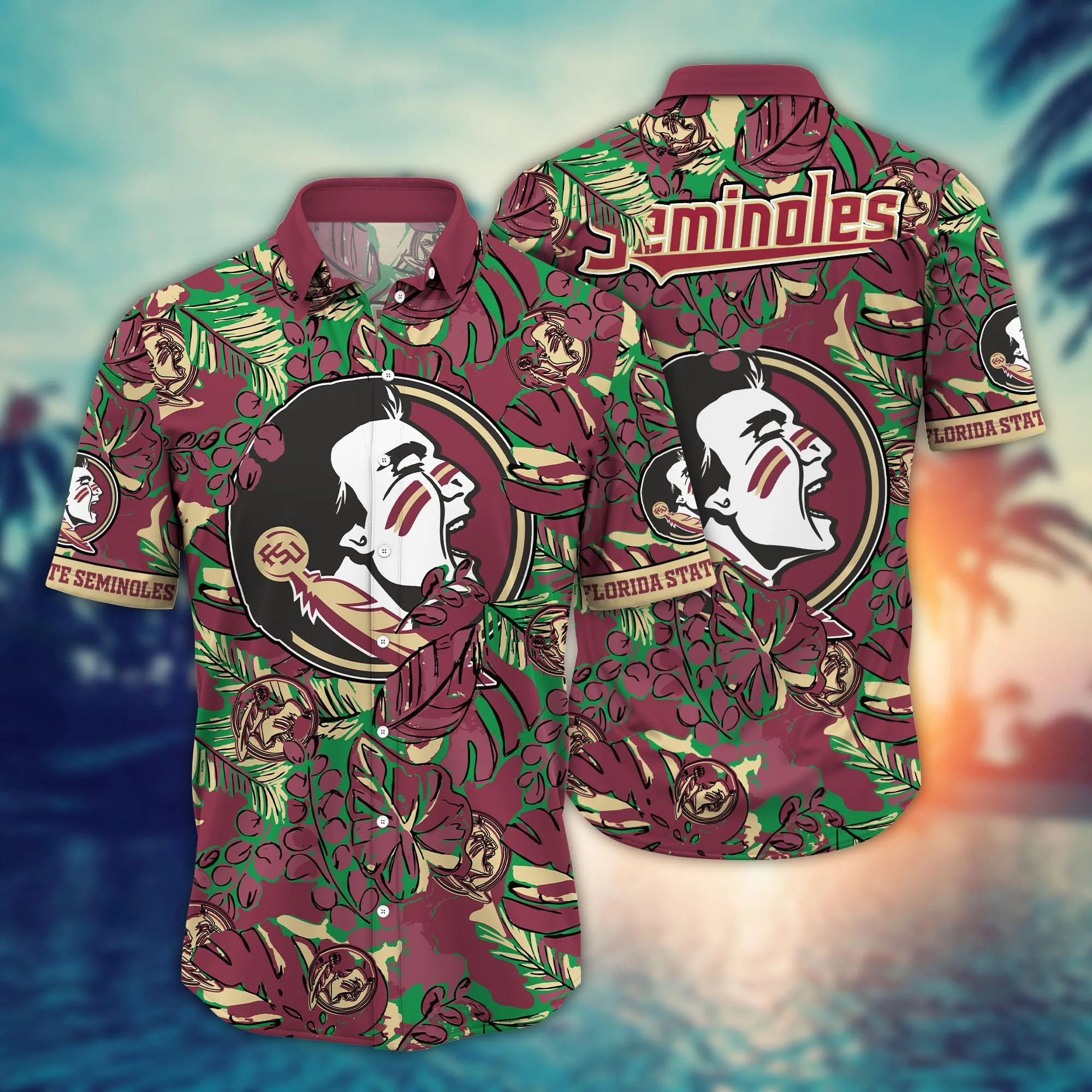 Florida State Seminoles NCCA Hawaiian Shirt Popsicles Aloha Shirt