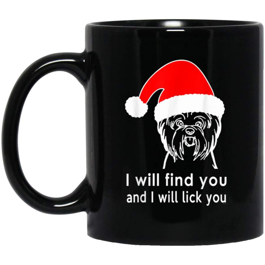 Yorkshire Terrier lovers ugly christmas gift  11 oz 15 oz Mug Black